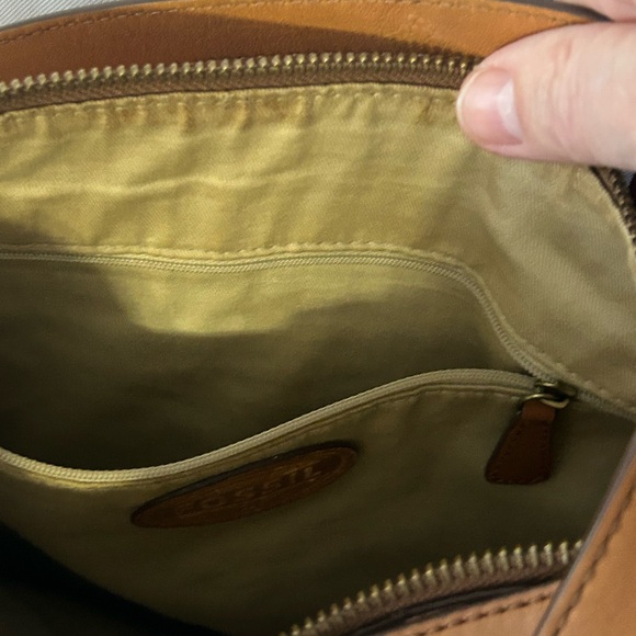 Vintage Brown Hobo Bag by Fossil - Picture 10 of 15
